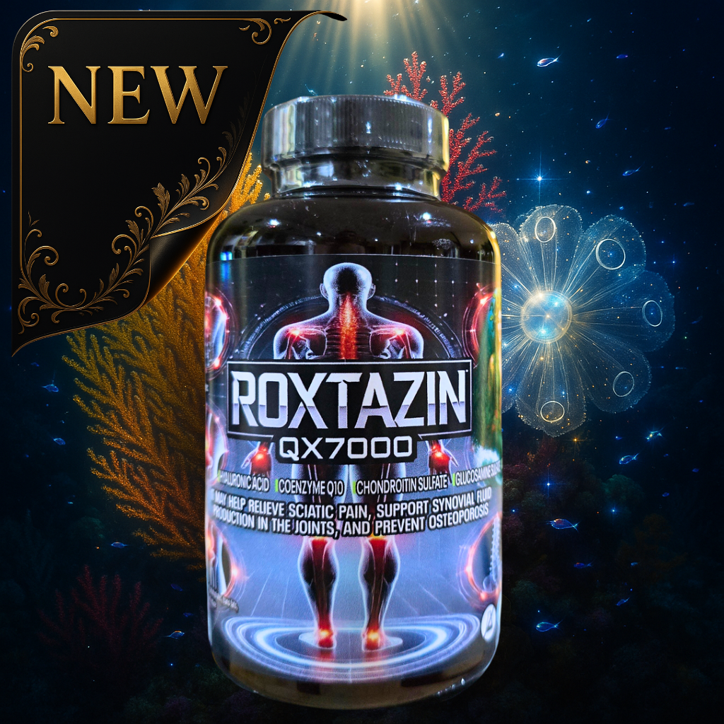 ROXTAZIN® QX7000
Advanced marine-based formula that may strengthen bones and nerves, support connective tissue, and contribute to natural height growth.